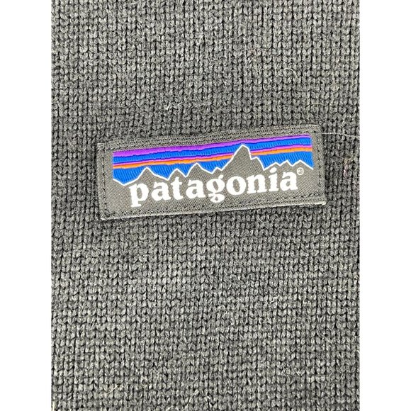Patagonia Men's Black Full Zip Collared Fleece Sweatshirt Jacket Size XL - Picture 6 of 12
